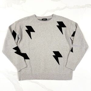 Sueter Lightning Bolt Crew Neck Sweater Sz S